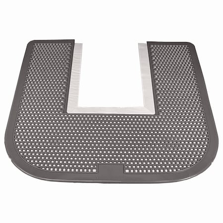 Fresh Products Disposable Toilet Floor Mat, Nonslip, Orchrd Zing, 23x21-5/8, Gry, PK6 IMP 1550